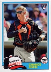 2018 Topps Archives Base Set Chance Sisco #211 card