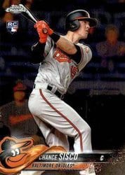 2018 Topps Chrome Base Set Chance Sisco #133 card