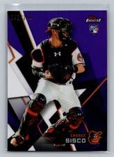 2018 Topps Finest Chance Sisco #85 card