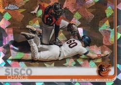 2019 Topps Chrome Sapphire Edition Base Set Chance Sisco #529 card