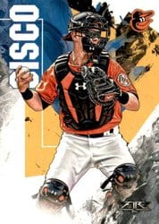 2019 Topps Fire Base Set Chance Sisco #164 card