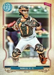 2020 Topps Gypsy Queen Base Set Chance Sisco #121 card