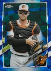 2021 Topps Chrome Update Sapphire Edition Base Set Chance Sisco #US13 card