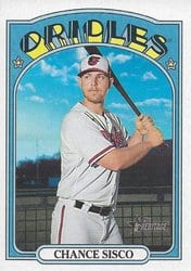 2021 Topps Heritage Base Set Chance Sisco #142 card