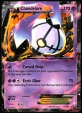 Legendary Treasures Chandelure-EX #77 card