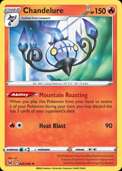 Lost Origin Chandelure #26 card