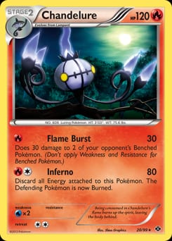 Next Destinies Chandelure #20 card