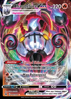 Fusion Strike Chandelure VMAX #40 card