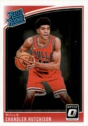 2018-19 Donruss Optic Base Set Chandler Hutchison #166 card