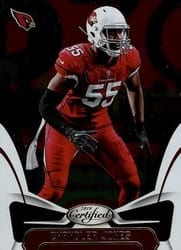 2018 Panini Certified Base Set Chandler Jones #24 card
