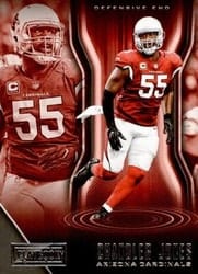 2018 Panini Playbook Base Set Chandler Jones #96 card