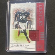 2019 Panini National Treasures Chandler Jones #18 card