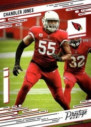 2021 Panini Prestige Base Set Chandler Jones #49 card