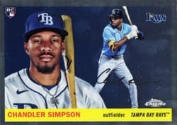 2025 Topps Chrome Platinum Base Set Chandler Simpson #277 card