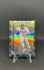 2025 Topps Chrome Update Radiating Rookies Chandler Simpson #RR-34 card