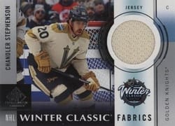 2024-25 SP Game Used 2024 Winter Classic Fabrics Chandler Stephenson #WCF-7 card