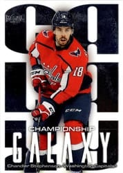 2025-26 SkyBox Metal Universe Championship Galaxy Chandler Stephenson #CG-21 card