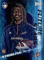 2019 Topps AAF Future Stars Channing Stribling #FS-11 card
