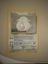 Base Chansey #3 card