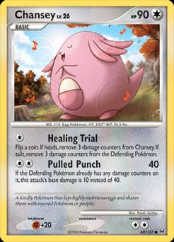 2009 Platinum Chansey #69 card