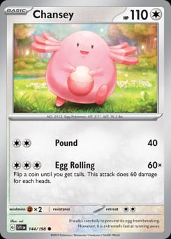 2023 Scarlet & Violet Chansey #144 card