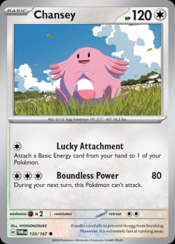 2024 Twilight Masquerade Chansey #133 card