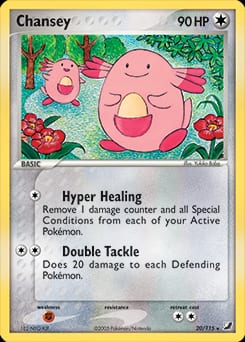 Unseen Forces Chansey #20 card