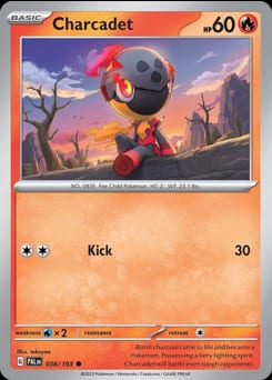 Paldea Evolved Charcadet #38 card