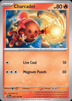 Paldea Evolved Charcadet #39 card