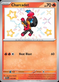 Paldean Fates Charcadet #114 card