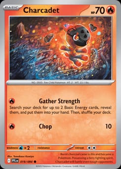 Phantasmal Flames Charcadet #19 card