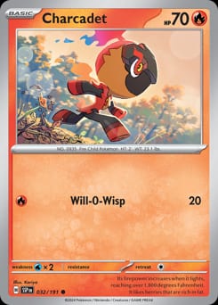 Surging Sparks Charcadet #32 card