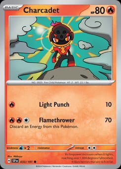 Surging Sparks Charcadet #33 card