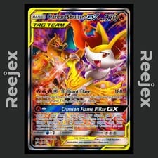 SM Black Star Promos Charizard & Braixen-GX #SM230 card