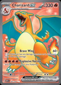 2023 151 Charizard ex #183 card