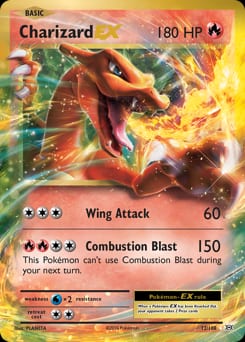 Evolutions Charizard-EX #12 card