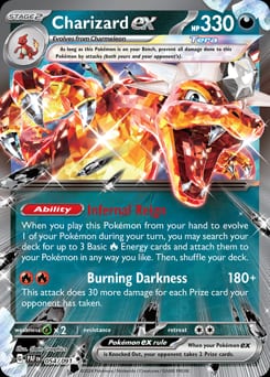 Paldean Fates Charizard ex #54 card