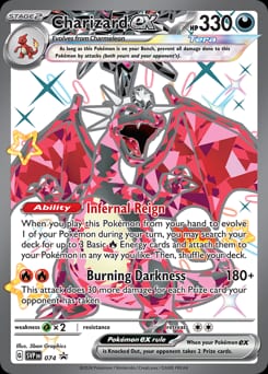 2023 Scarlet & Violet Black Star Promos Charizard ex #74 card