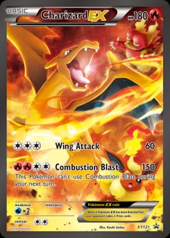 XY Black Star Promos Charizard-EX #XY121 card
