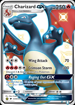 2019 Hidden Fates Shiny Vault Charizard-GX #SV49 card