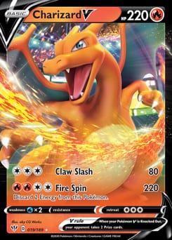 2020 Darkness Ablaze Charizard V #19 card