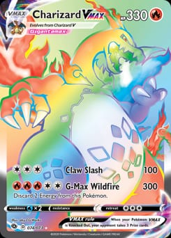 Champion's Path Charizard VMAX #74 card
