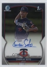 2023 Bowman Draft Chrome Prospect Autographs Charlee Soto #CDA-CS card