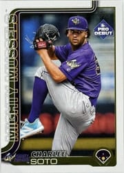 2025 Topps Pro Debut Base Set Charlee Soto #PD-159 card