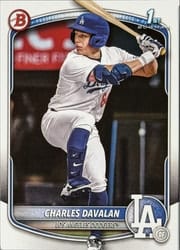 2025 Bowman Draft Base Set Charles Davalan #BD-96 card