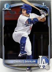 2025 Bowman Draft Chrome Charles Davalan #BDC-96 card