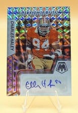 2022 Panini Mosaic Autographs Mosaic Charles Haley #AM-CH card
