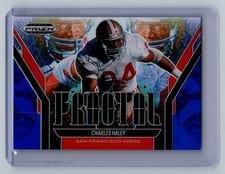 2025 Panini Prizm Black Fractal Charles Haley #2 card