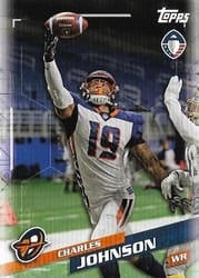 2019 Topps AAF Base Set Charles Johnson #134 card