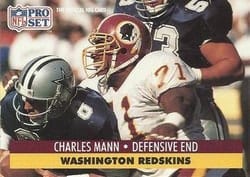 1991 Pro Set Base Set Charles Mann #680 card